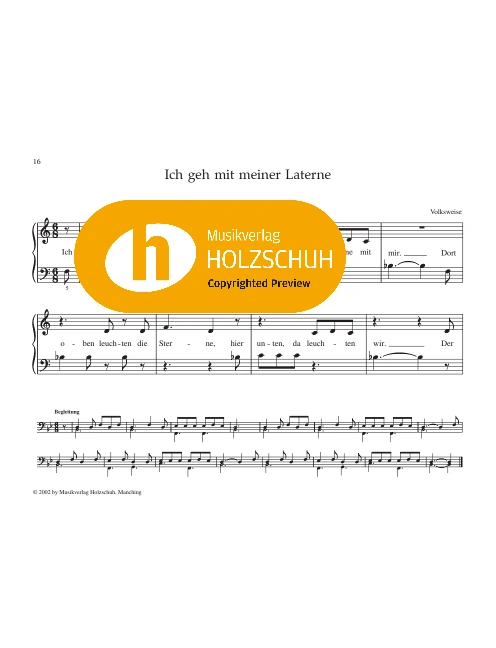 Ich geh mit meiner Laterne